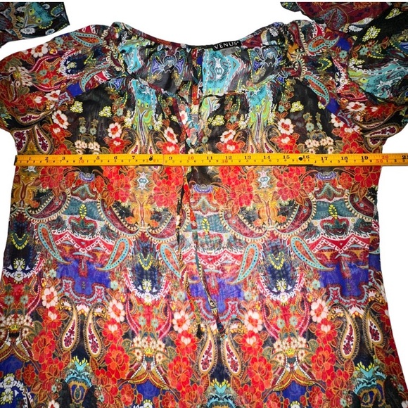 Wispy Boho Dress or Swim Coverup Size Medium - Picture 3 of 5